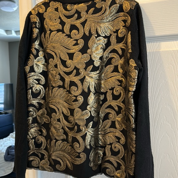Cashmere and sequin sweater - Picture 2 of 4